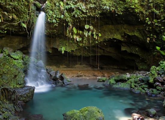 „Middleham Falls“ im Morne-Trois-Pitons-Nationalpark