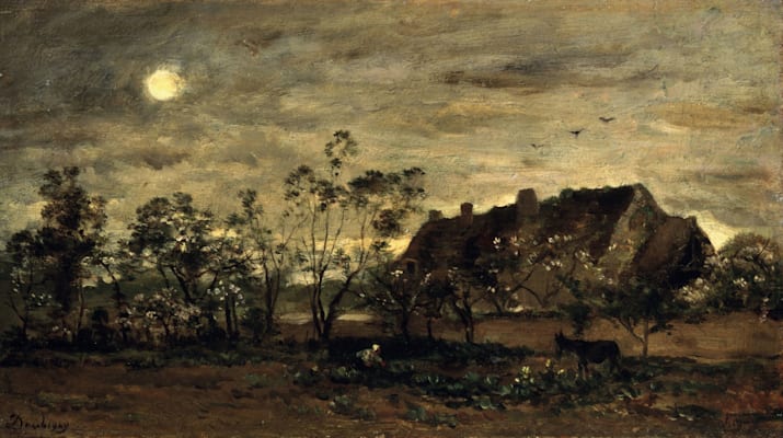 Charles-François Daubigny, »Abend in Honfleur«