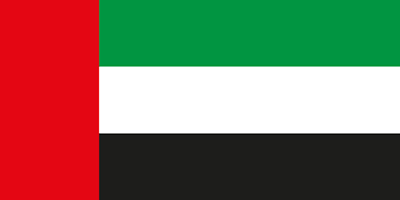 Vereinigte Arabische Emirate: Flagge