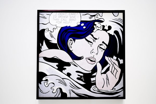 Roy Lichtenstein Drowning Girl