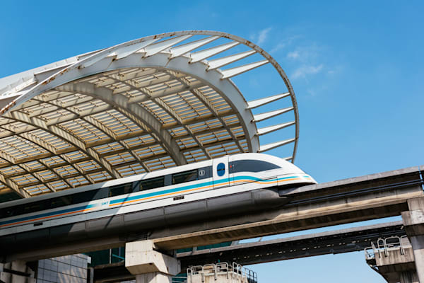 Magnetschwebebahn Transrapid in Shanghai