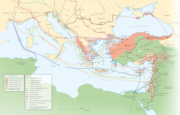 Eurasien: Die Kreuzzüge, 1096-1291