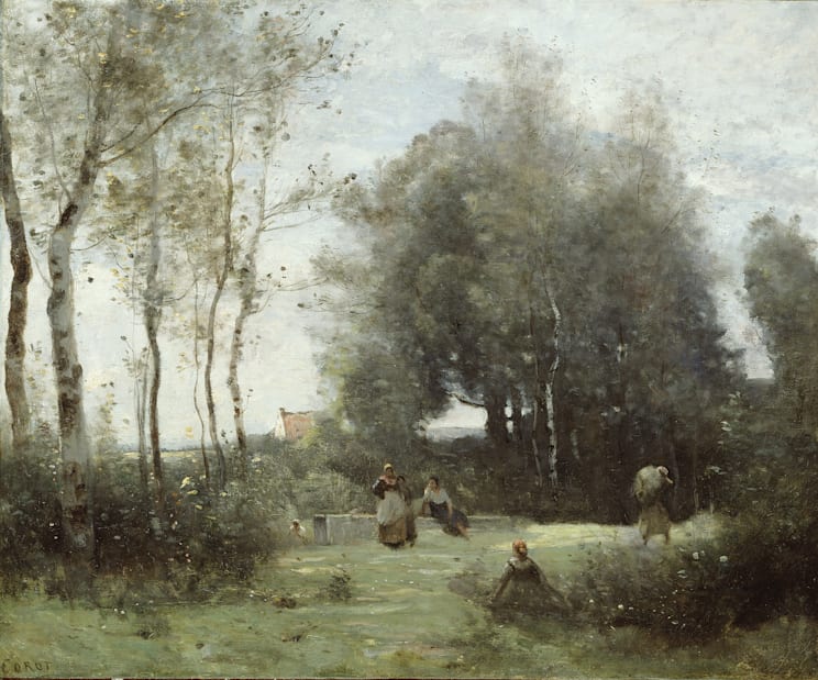 Jean-Baptiste-Camille Corot. Arleux-Palluel, The Bridge of Trysts, 1871–72. 