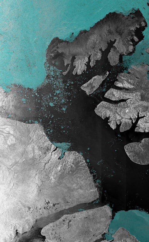 McClure-Straße: Satellitenbild