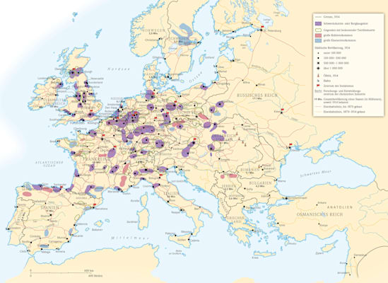 Europa: industrielle Revolution 1783-1914