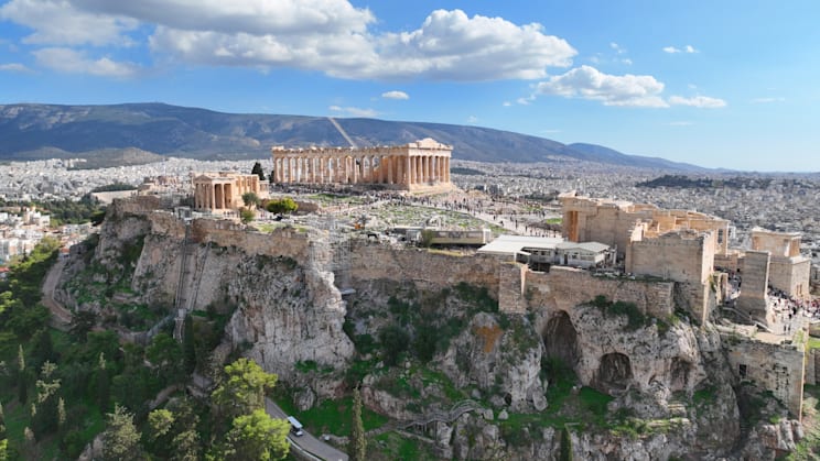 Akropolis von Athen in Griechenland