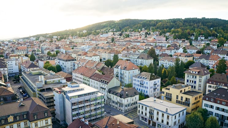 Stadtlandschaft La Chaux-de-Fonds