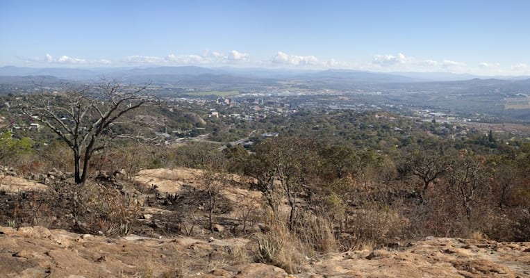 Nelspruit: Blick auf die Stadt