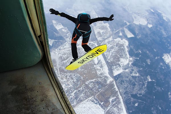 Extremsportarten: Skysurfing