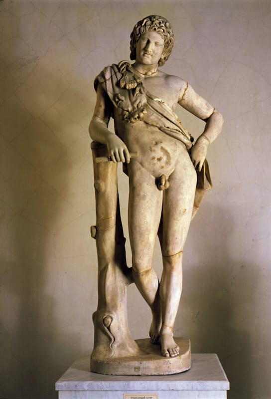 Griechische Mythologie: Ruhender Satyr