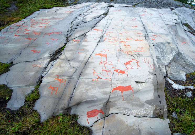 Felsbilder von Alta