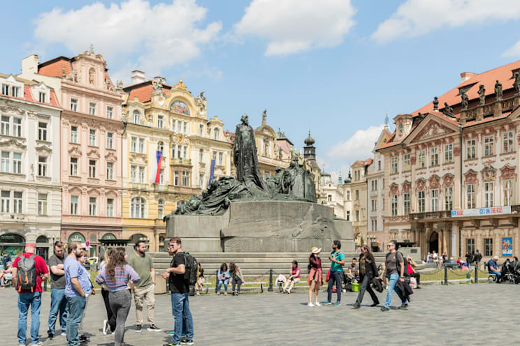 Prag: Hus-Denkmal