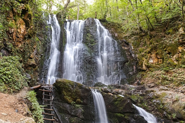 Wasserfall Koleschino in Strumica, Nordmazedonien