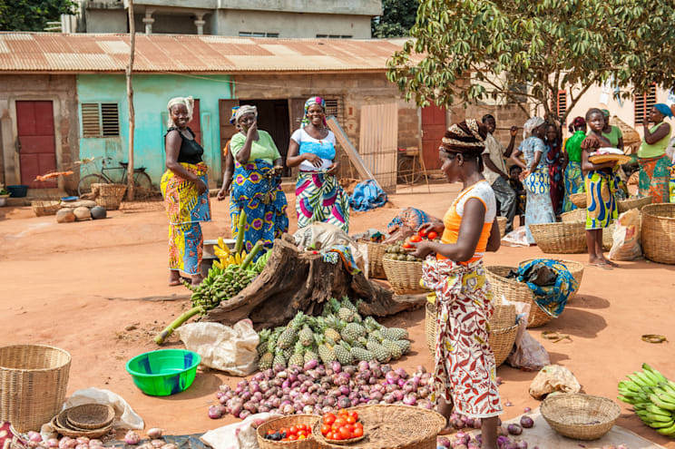 Benin: Markt in Porto Novo