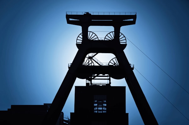 Doppelbockförderturm von Schacht XII in der Zeche Zollverein