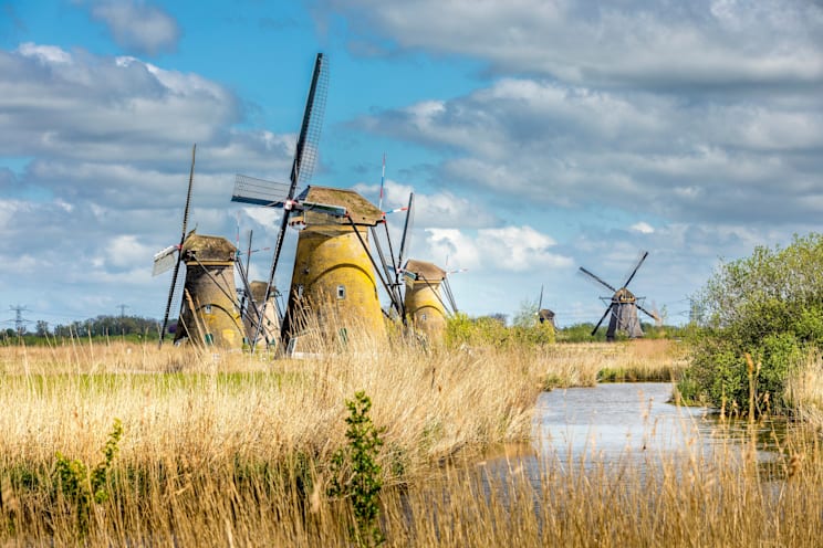 Niederlande: Mühlen von Kinderdijk