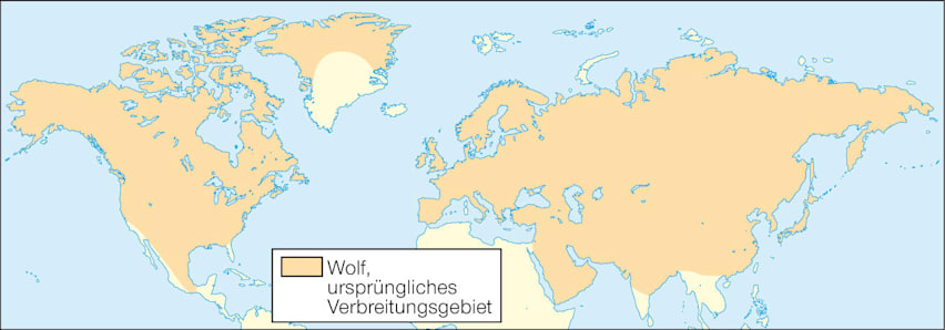 Wolf: Verbreitung