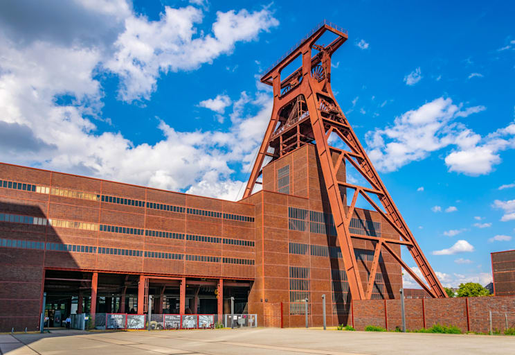 Doppelbockförderturm von Schacht XII in der Zeche Zollverein