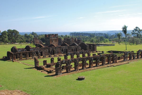 Überreste der Jesuitenmission Santísima Trinidad del Paraná in Paraguay