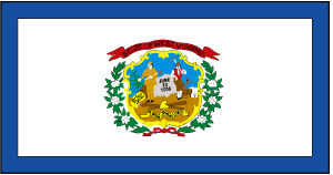 West Virginia: Flagge