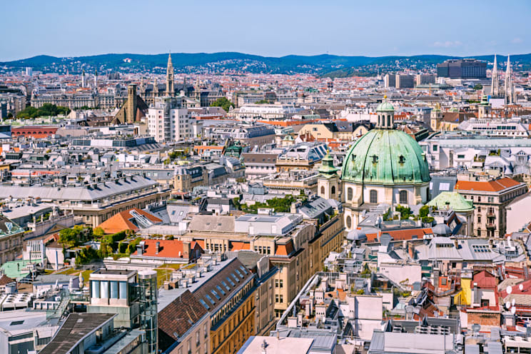 Wien: Blick über die Stadt