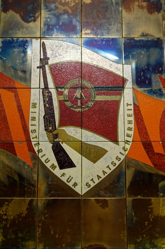 Stasi-Emblem, Leipzig