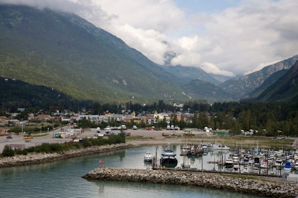 Skagway. Hafen