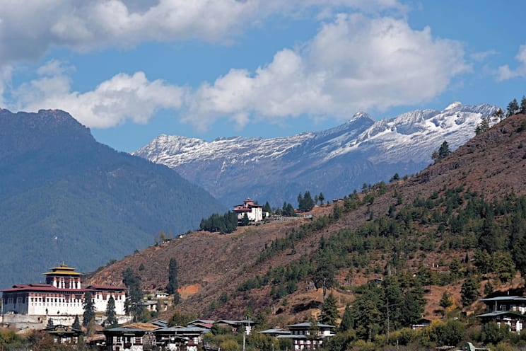 Bhutan: Landschaft bei Paro