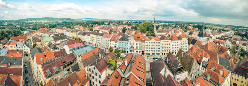 Braunau: Luftaufnahme