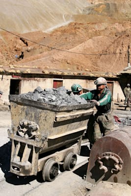 Bolivien: Bergwerk