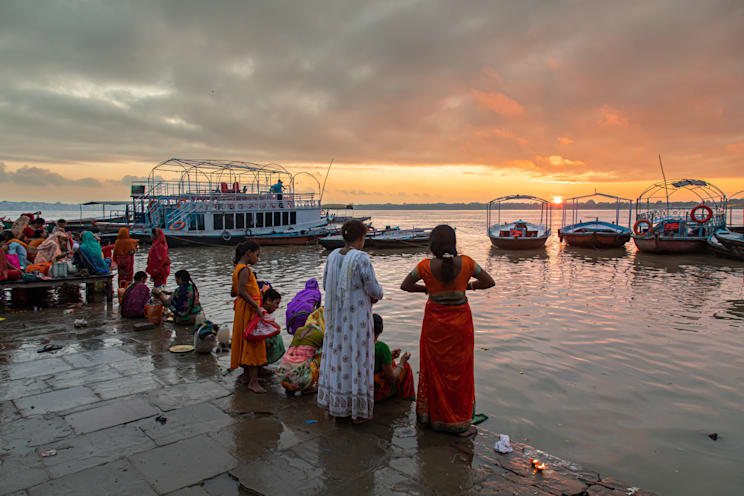 Reinigungsritual am Ganges