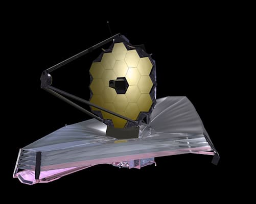 James Webb Space Telescope (Computergenerierte Grafik)