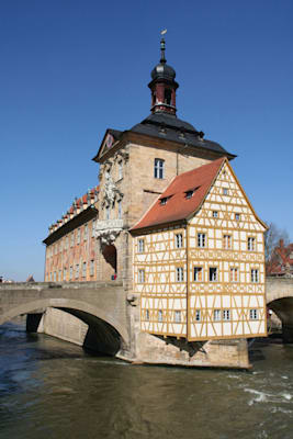 Fachwerkbau: Rathaus von Bamberg