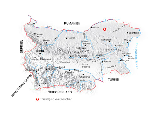 Karte: Thrakergrab von Sweschtari