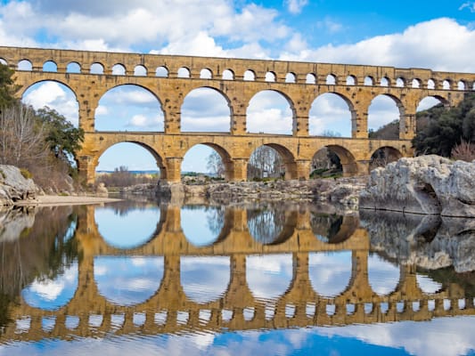 Aquädukt: Pont du Gard