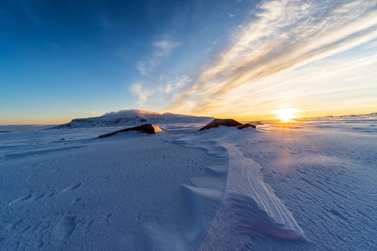 Langjökull: Landschaft