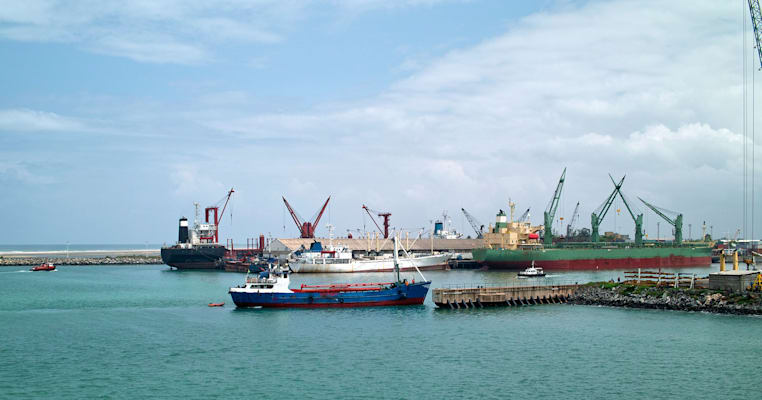 Lome: Hafen