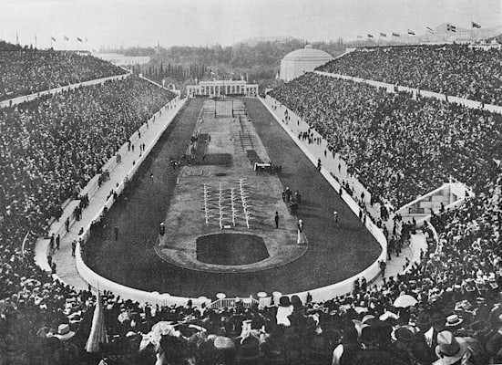 Eröffnungsfeier der Olympischen Spiele 1896 in Athen