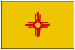 New Mexico: Flagge