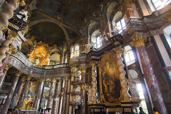 Barockkunst im Innern der Würzburger Residenz