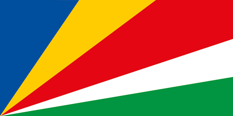 Seychellen: Flagge