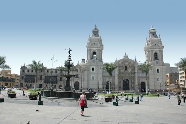 Ansicht der Kathedrale in Lima