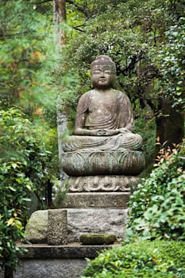 Buddha-Statue in der Kaiserstadt Kyoto in Japan