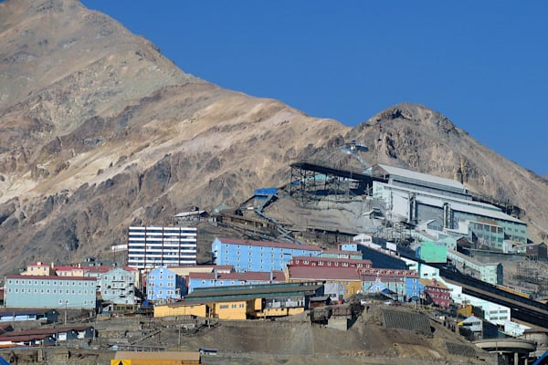 Kupfermine El Teniente in Chile