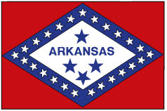 Arkansas: Flagge