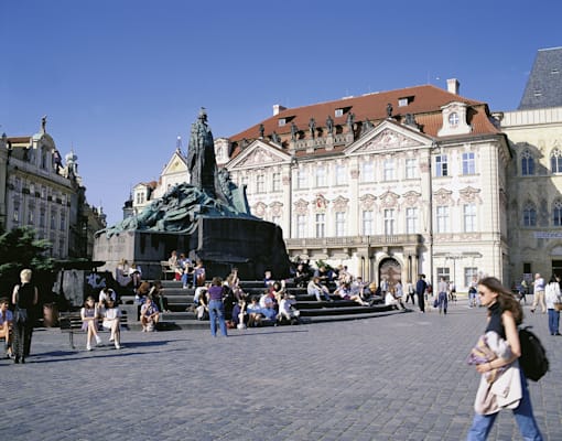 Prag: Hus-Denkmal