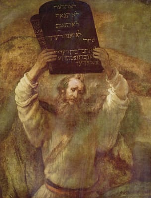 Rembrandt: »Moses mit den Gesetzestafeln«