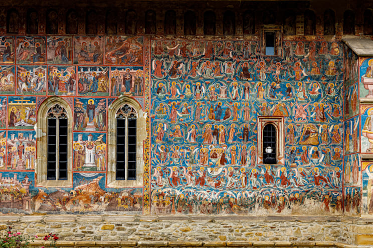 Moldauklöster: Fresken