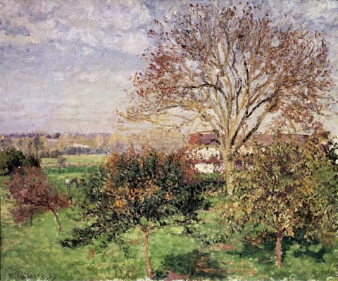 Camille Pissarro: »Herbstmorgen bei Èragny«