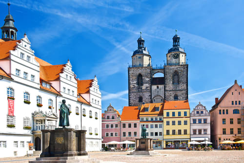 Marktplatz in Wittenberg